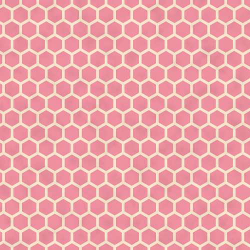 Printed Wafer Paper - Honeycomb - Click Image to Close